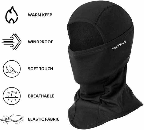ROCKBROS Balaclava dviratis/motociklas rudens žiemos sportui lauke