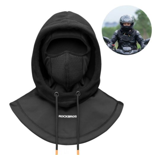 ROCKBROS Slidinėjimo kaukė Thermo Fleece Balaclava Winter Cap Balaclava Under Helmet