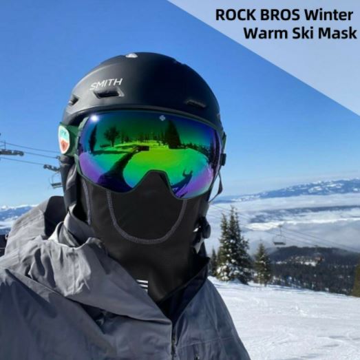 ROCKBROS Žieminis šalikas motociklo vamzdinis šalikas half balaclava unisex