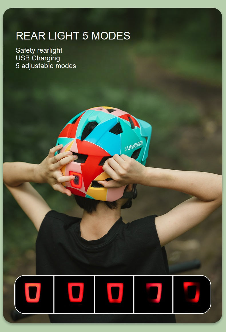 Sunrimoon vaikiškas vaikiškas šalmas lengvas