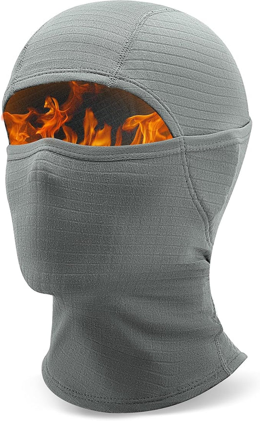 Qunature Balaclava žiemos slidinėjimo kaukė Balaclava slidinėjimo motociklo veido kaukė moterims/vyrams, šilta, vėjui nepralaidi, kvėpuojanti balaklava, skirta lauko sportui, slidinėjimui, važiavimui dviračiu