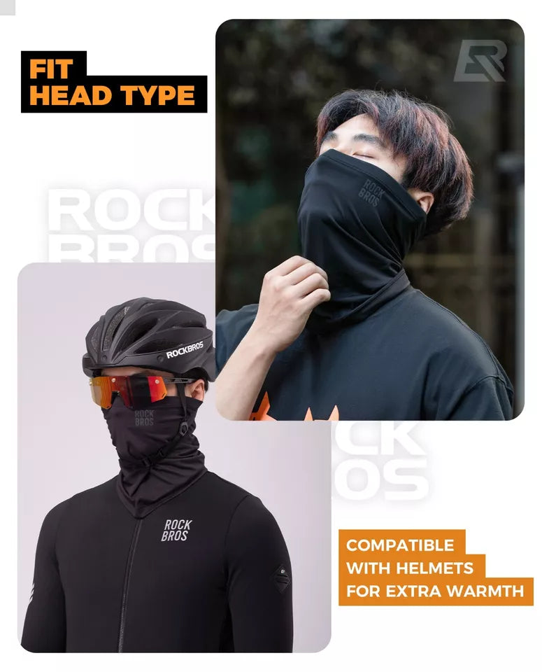 ROCKBROS pusiau balaklava žiemos šiltas vamzdelis šalikas kaklo šildytuvas lauke unisex