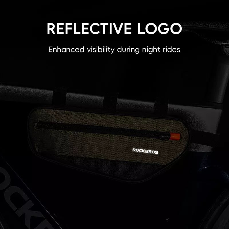ROCKBROS dviračio rėmo krepšys dviračio krepšys trikampis krepšys įrankių krepšys 1,7L