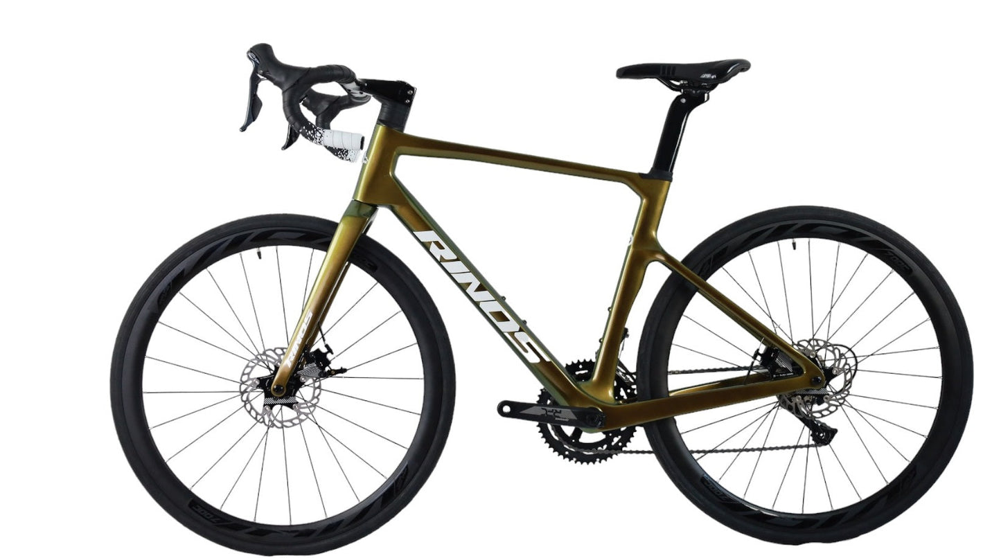 RINOS Karbono plento dviratis 700C Shimano SORA R3000 18 greičių Odin 1.0