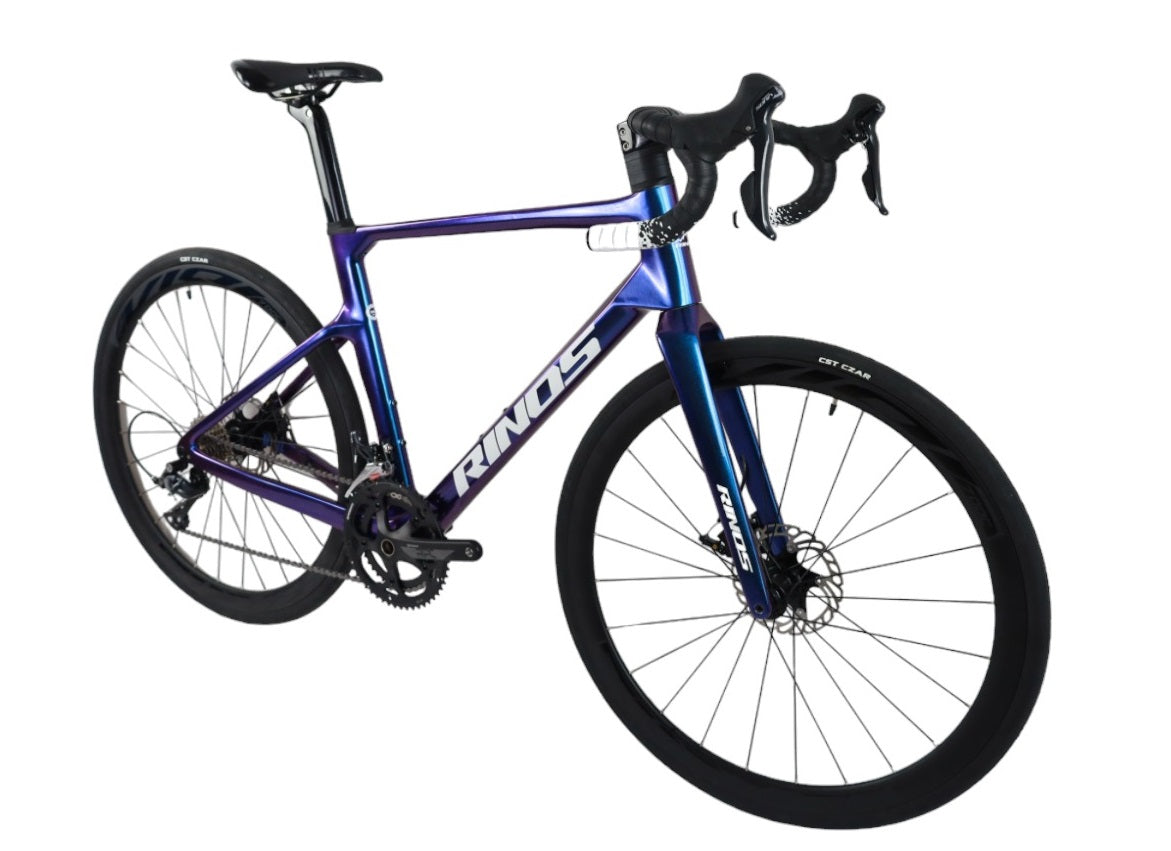 RINOS Karbono plento dviratis 700C Shimano SORA R3000 18 greičių Odin 1.0