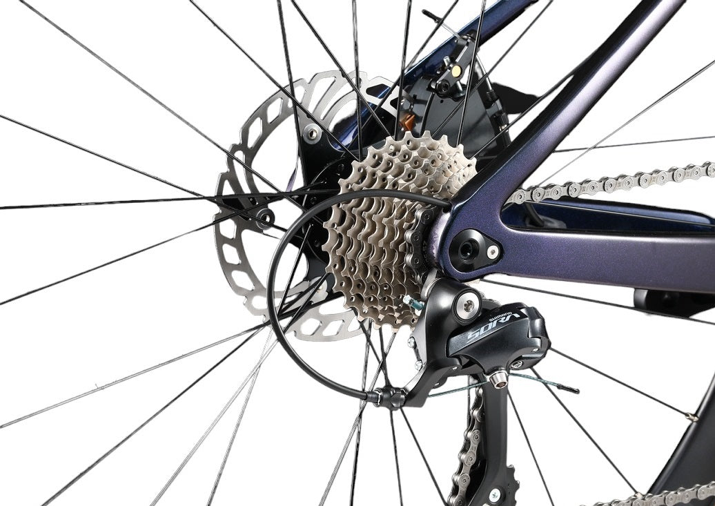 RINOS Karbono plento dviratis 700C Shimano SORA R3000 18 greičių Odin 1.0