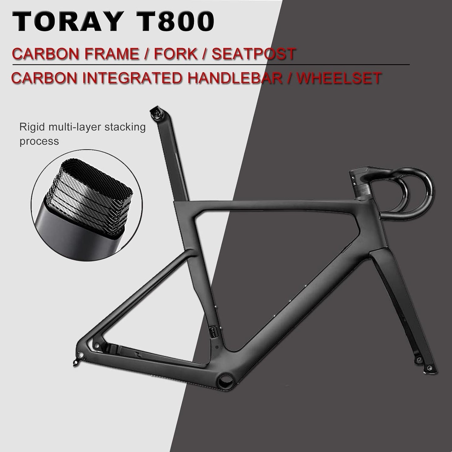 RINOS Karbono plento dviratis 700C Shimano SORA R3000 18 greičių Odin 1.0
