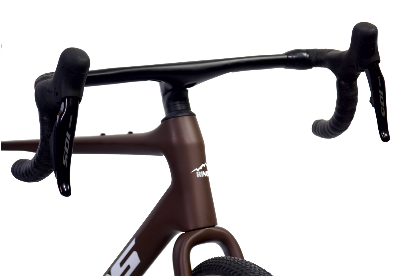 RINOS karboninis gravel dviratis 700C Shimano 105 Di2 R7150 24 pavaros Sandman 8.0
