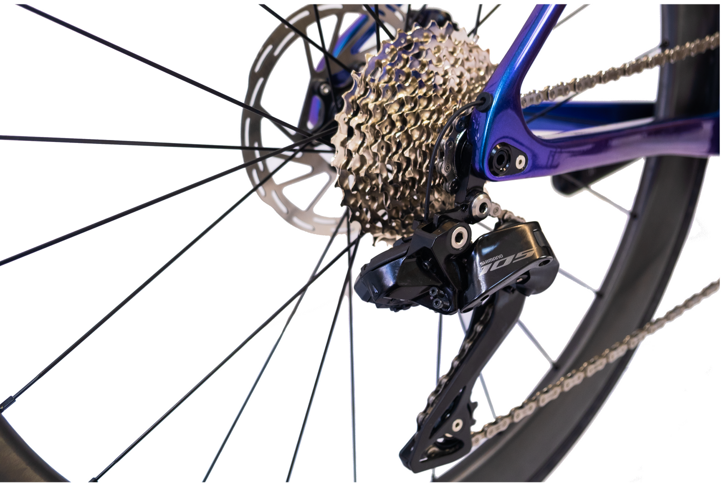 RINOS pilnai karboninis plento dviratis Shimano 105 Di2 R7150 24 pavaros Odin 6.1
