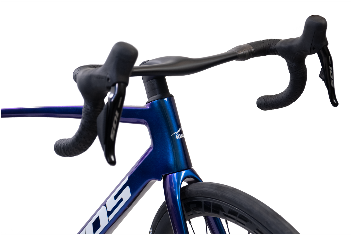 RINOS karboninis plento dviratis 700C Shimano 105 Di2 R7150 24 pavaros Odin 6.0