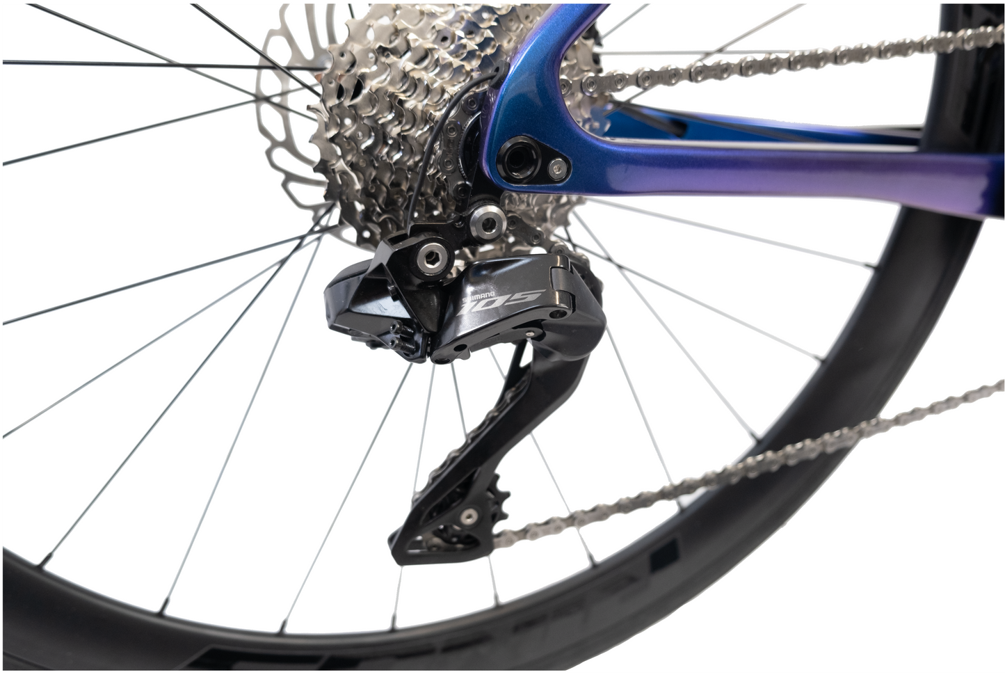 RINOS karboninis plento dviratis 700C Shimano 105 Di2 R7150 24 pavaros Odin 6.0