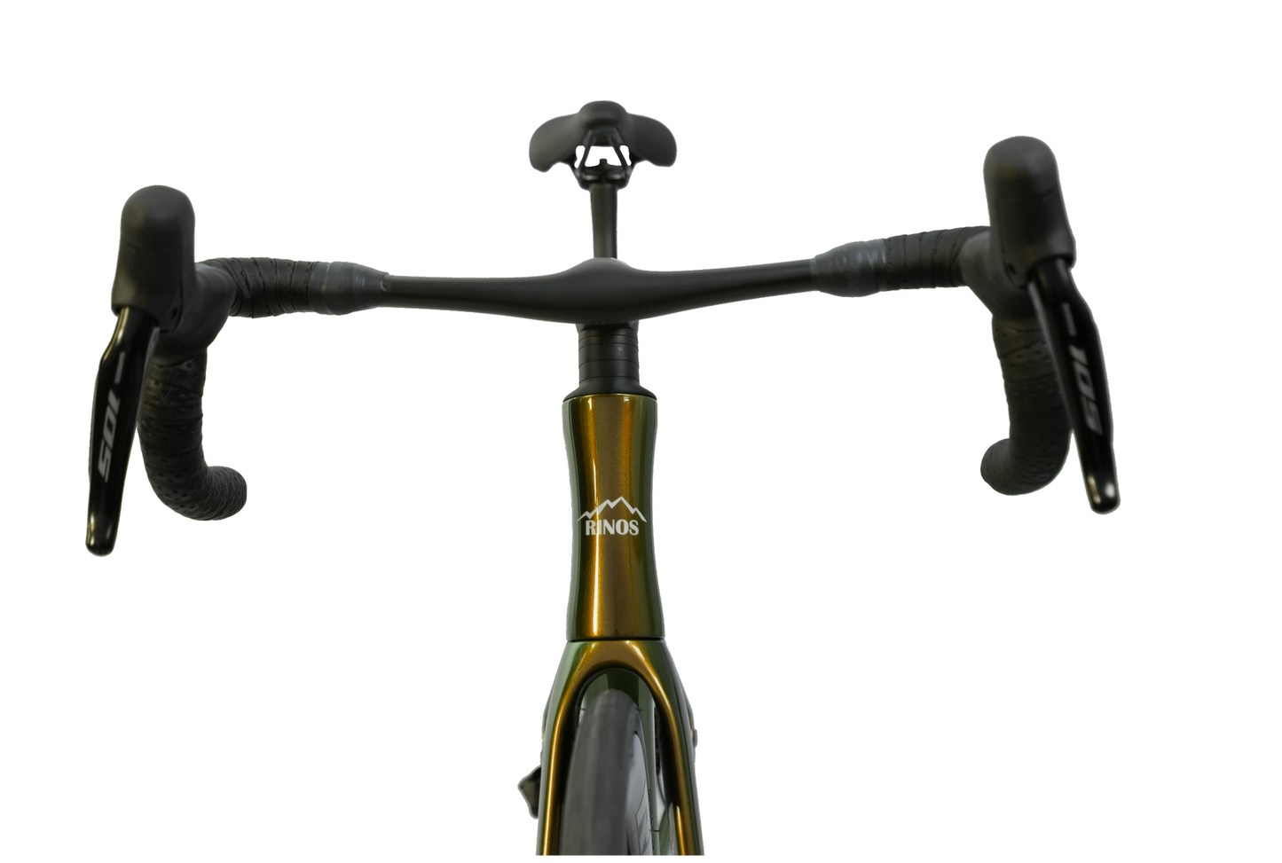 RINOS karboninis plento dviratis 700C Shimano 105 Di2 R7150 24 pavaros Odin 6.0