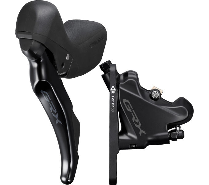 SHIMANO Kairės pavarų perjungimo stabdžių svirties diskinis stabdys GRX ST-RX400/BR-RX400