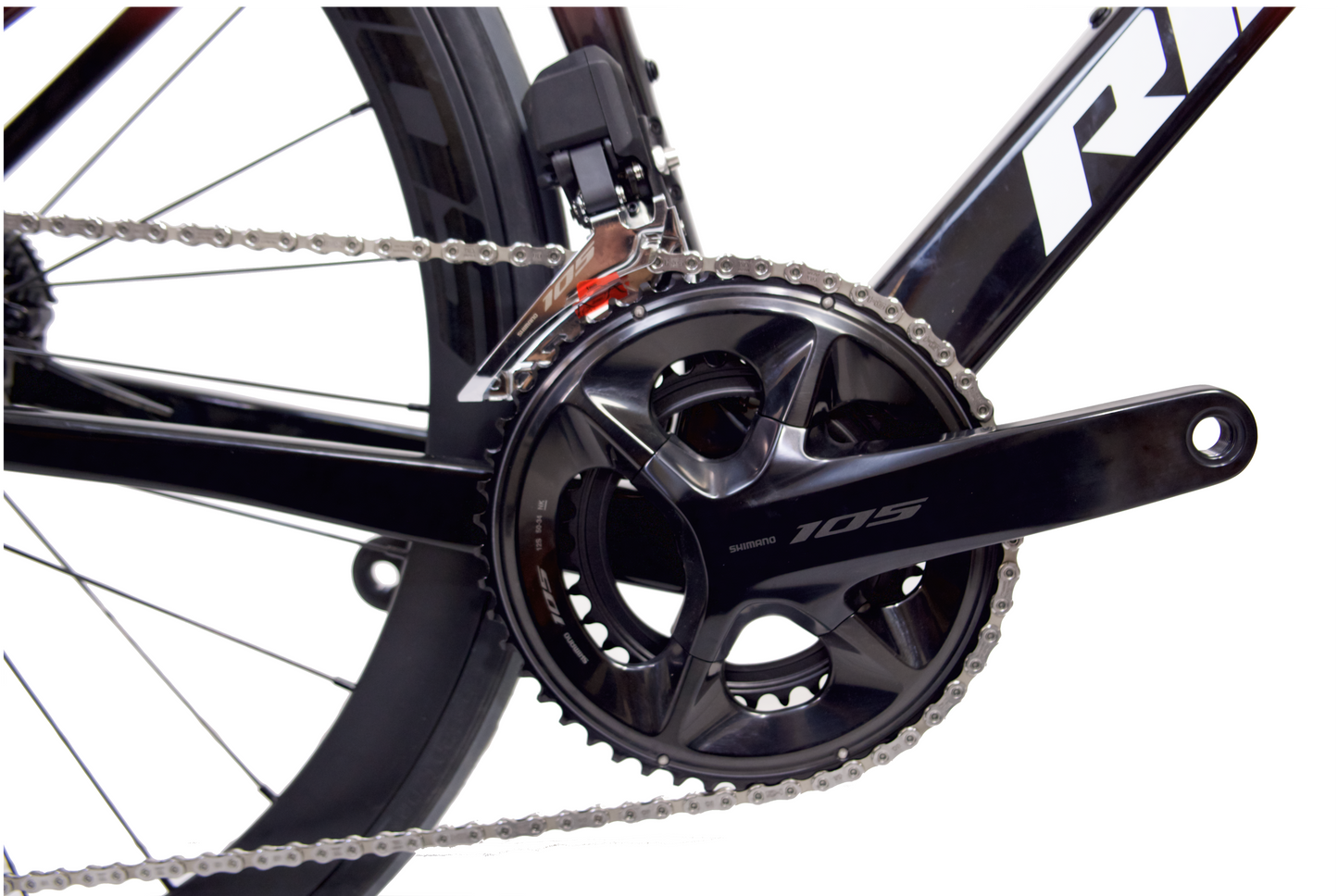 RINOS karboninis plento dviratis 700C Shimano 105 Di2 R7150 24 pavaros Odin 6.0
