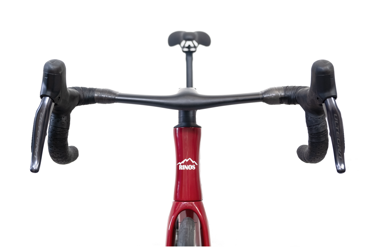 RINOS anglies pluošto plento dviratis Odin 7.1 Shimano Ultegra Di2 su anglies pluošto ratais, 24 pavaros