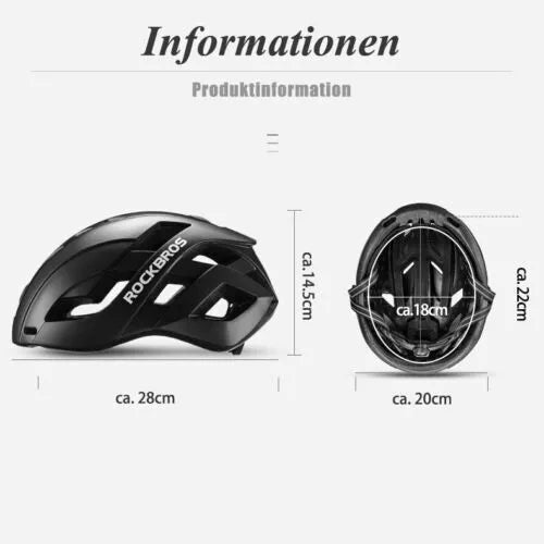 Casco da bicicletta ROCKBROS casco da bici con copertura magnetica rimovibile casco MTB