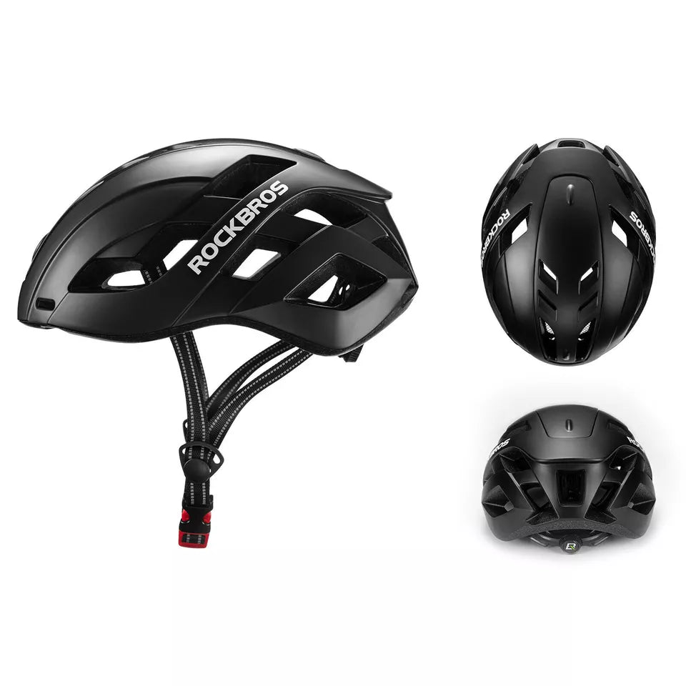 Casco da bicicletta ROCKBROS casco da bici con copertura magnetica rimovibile casco MTB
