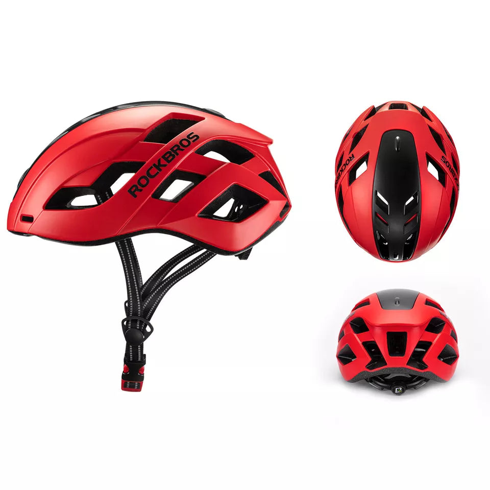 Casco da bicicletta ROCKBROS casco da bici con copertura magnetica rimovibile casco MTB