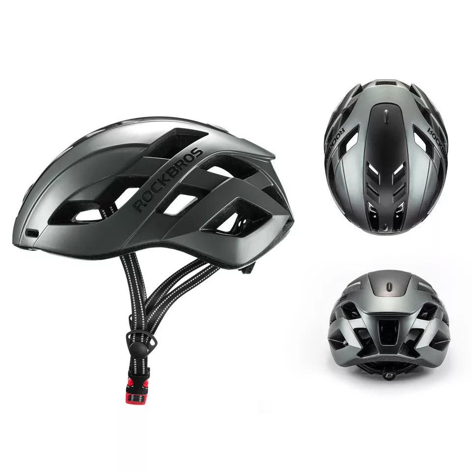 Casco da bicicletta ROCKBROS casco da bici con copertura magnetica rimovibile casco MTB