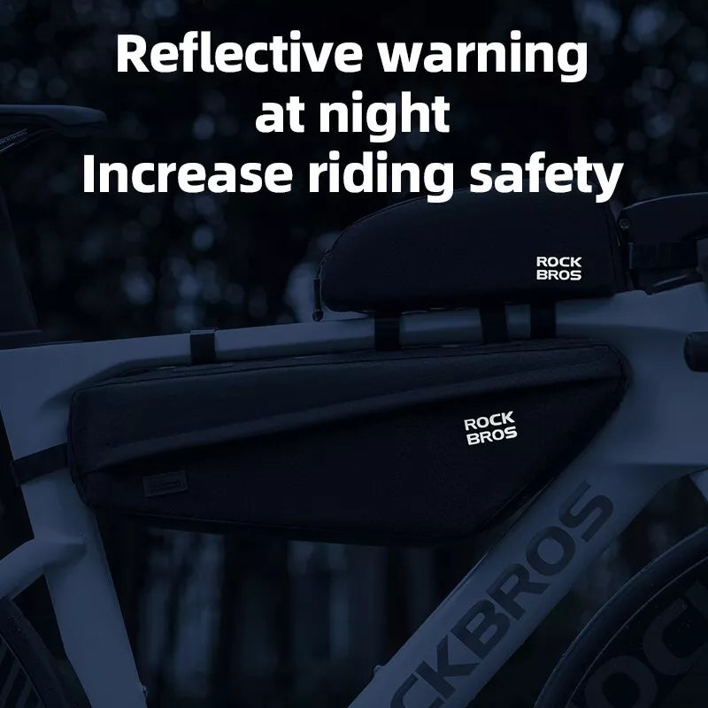 ROCKBROS dviračio krepšio rėmo krepšys nuimamas trikampis krepšys MTB 2.9L