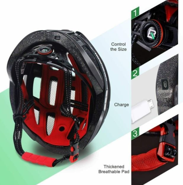 ROCKBROS dviratininko šalmas Dydis 57-62 cm Daugiafunkcis dviračio šalmas