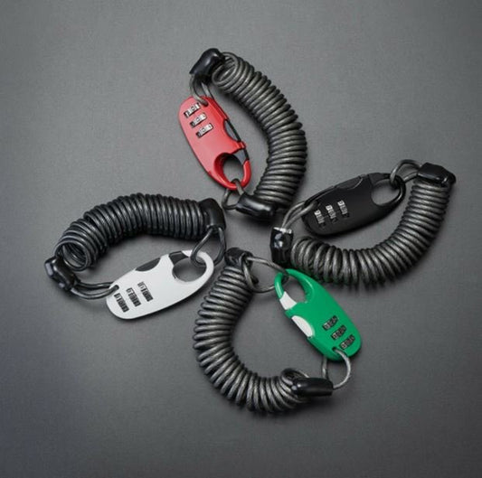 ROCKBROS šalmo užraktas mini dviračio motociklo užraktas kabelio užrakto kombinuotas užraktas
