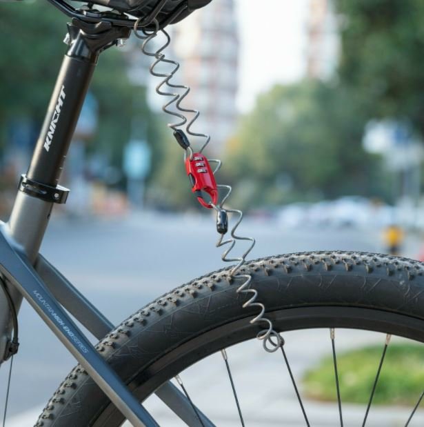 ROCKBROS šalmo užraktas mini dviračio motociklo užraktas kabelio užrakto kombinuotas užraktas
