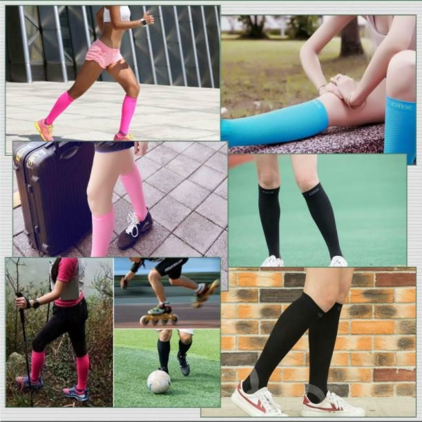 ROCKBROS Sport kompresinės kojinės moteriškos bėgimo kojinės