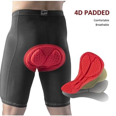 ROCKBROS dviračių šortai moteriški vyriški kvėpuojantys elastiniai greitai džiūstantys su 3D sėdynės pamušalu