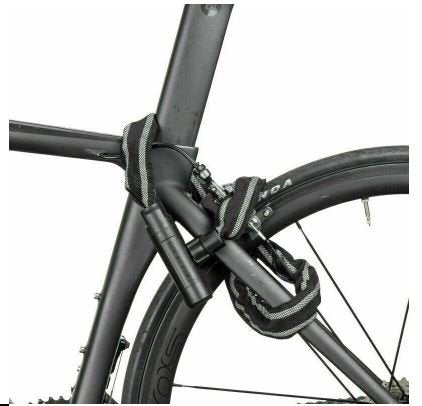 ROCKBROS LCXR0100 dviračio užrakto grandinės motociklo užraktas 116 cm su raktu 6 mm