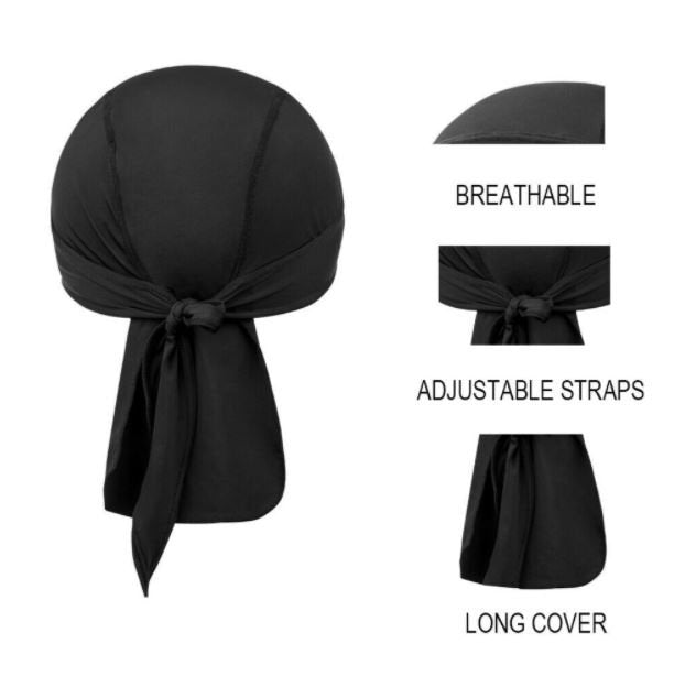 ROCKBROS LKPJ009 Dviračio šalmo bandana kepurėlė juoda