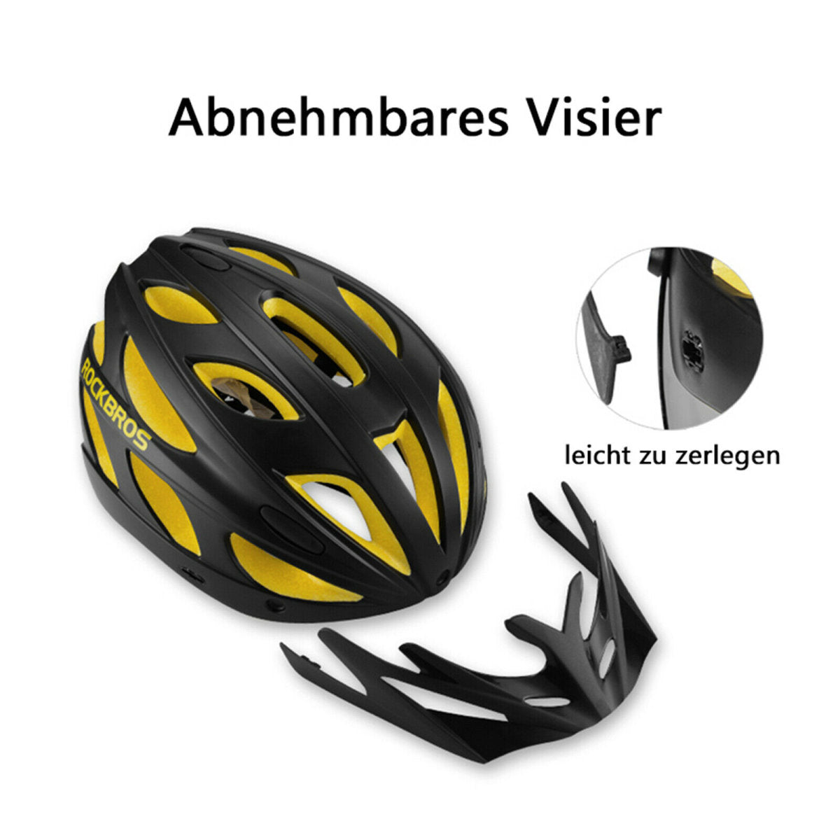 ROCKBROS plento dviratininko šalmo TT-16 Flex rinkinys