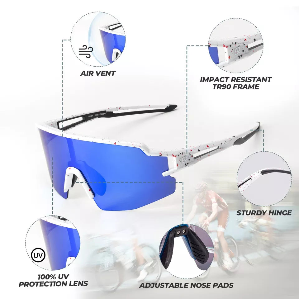 ROCKBROS poliarizuoti/fotochrominiai akiniai nuo saulės dviračių akiniai dviračiui UV400 UNISEX