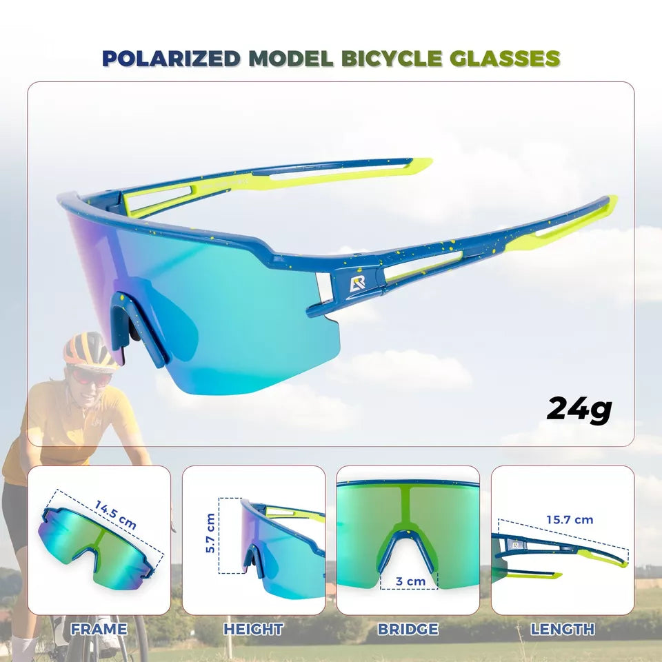ROCKBROS poliarizuoti/fotochrominiai akiniai nuo saulės dviračių akiniai dviračiui UV400 UNISEX