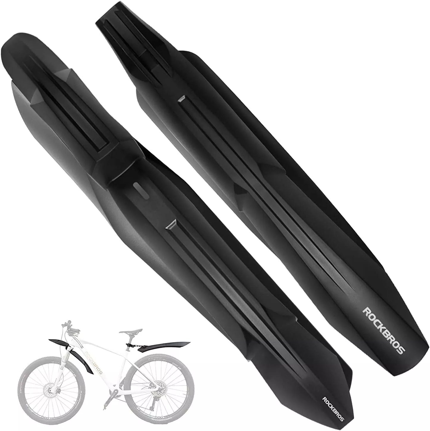 Set parafanghi per bicicletta ROCKBROS Parafango per bicicletta da 24-29 pollici a sgancio rapido MTB
